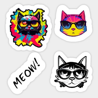 Cool cats Sticker